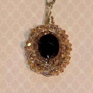 #0209 Rhodolite Garnet Pendant